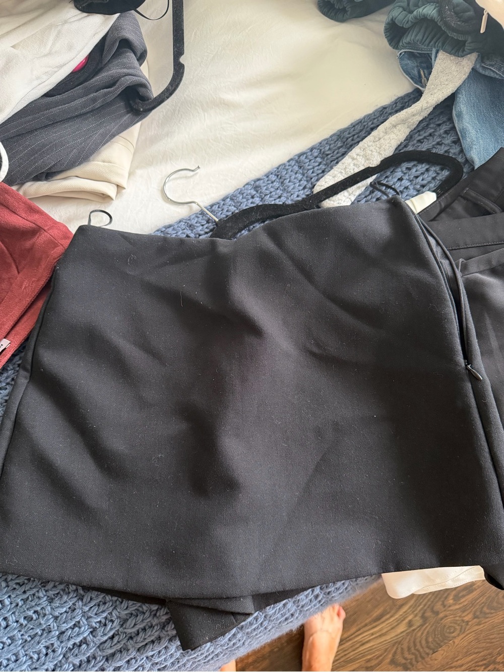 Zara black skort